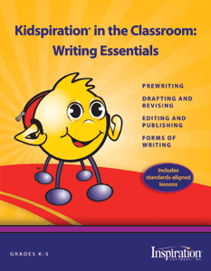 Kidspiration in the Classroom: Writing Essentials
