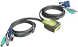 MiniView Micro 2-Port Compact KVM Switch With Built-In Cables for Mac,Win MiniView Micro 2-Port Compact KVM Switch With Built-In Cables for Mac,Win