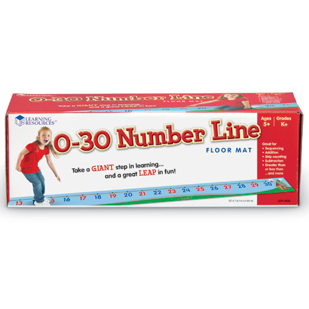 0-30 Number Line Floor Mat $29.95. Combine kinesthetic movement with the 0-30 Number Line Floor Mat $29.95. Combine kinesthetic movement with the