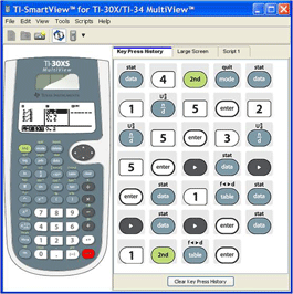 SmartView Emulator Software for TI-30X/34 MultiView Teacher Pack (Single User CD)