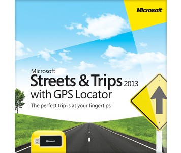 Streets & Trips 2013 with GPS Locator