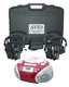AE-808 Listening Center with Jack Box and Boombox (8 Station 6.3mm) 