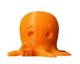 PLA Filament (.5lb 1.75mm/1.8mm) (Neon Orange)