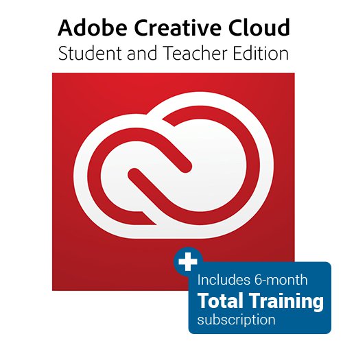 Adobe Creative Cloud Teacher Discount Creative Cloud Student and Teacher Edition (One Year Subscription) with