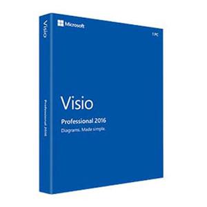 Visio Professional 2016 - Download (Product Key Card Only)