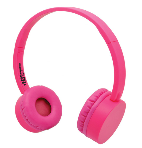 Pink KidzPhonze Headset with In-Line Microphone (Pink)