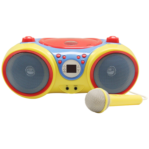 Kids Audio CD Player Karaoke Machine with Microphone