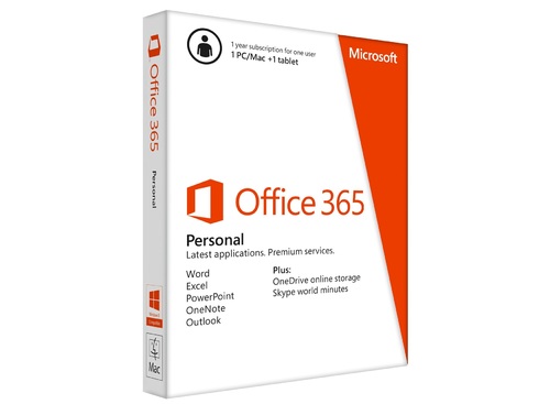 Office 365 - Personal (1-year Subscription - Product Key Card)