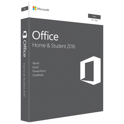 Office Home and Student 2016 for Mac (Electronic Software Download)