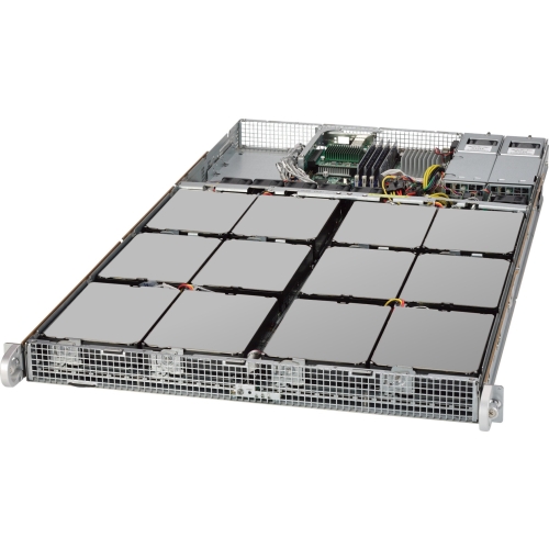 1U RM ATOM 12X3.5 HDD 64GB MUST
