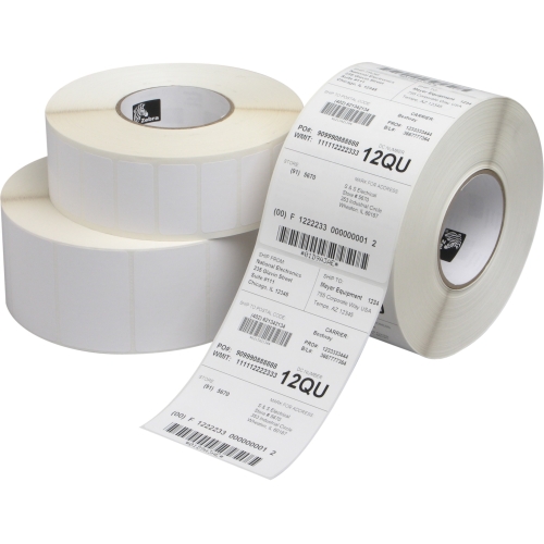 4PK LABEL POLYESTER 1X1IN TT