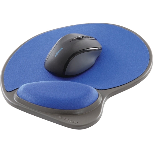 Blue Memory Foam Mouse Rest