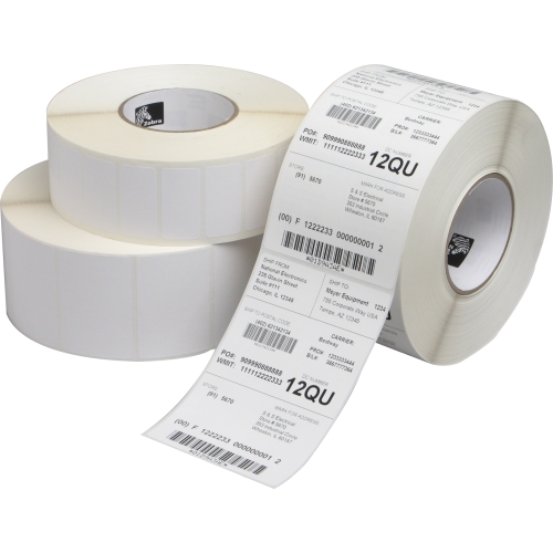 4PK LABEL POLYESTER 4X1.5IN TT