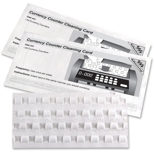CURRENCY COUNTER CLEANING CARDS