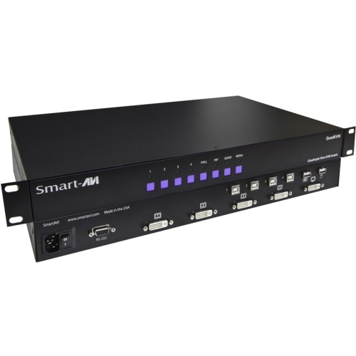 4PORT DVI KVM SWITCH WITH PIP