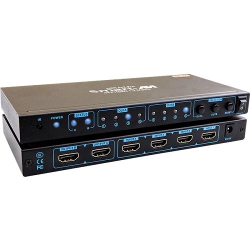 4K 2K HDMI 4X2 MATRIX SWITCH