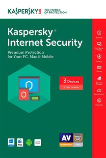 Kaspersky Internet Security 2017 (3 PC/1 Year)
