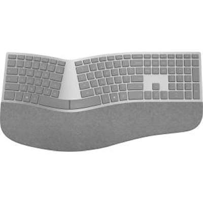 Microsoft Surface Ergonomic Keyboard - Wireless Connectivity - Bluetooth - Compatible with Notebook (Windows) - QWERTY Keys Layout - Gray BLUETOOTH ENGLISH US HDWR