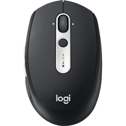 Logitech M585 Multi-Device Multi-Tasking Mouse - Optical - Wireless - Bluetooth/Radio Frequency - Graphite - USB - 1000 dpi - Computer - Tilt Wheel - 5 Button(s)