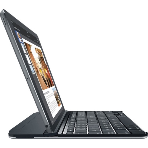 Logitech Ultrathin Keyboard/Cover Case for iPad Air - Space Gray - 6.8&quot; Height x 9.4&quot; Width x 0.3&quot; Depth