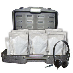 AE-711 On-Ear Headphones Classroom Pack & Case (Qty 24)