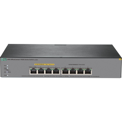 HPE 1920S 8G PPoE+ 65W Switch