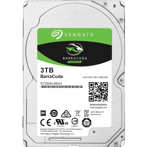 3TB MOBILE HDDSATA 5400 RPM