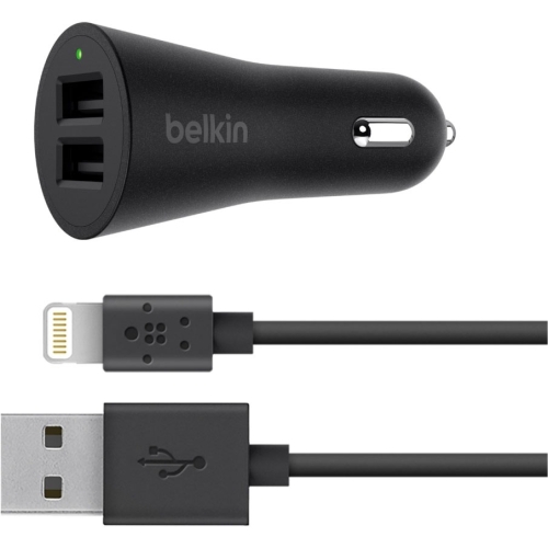 BOOST UP 2PORT CAR CHARGER W/