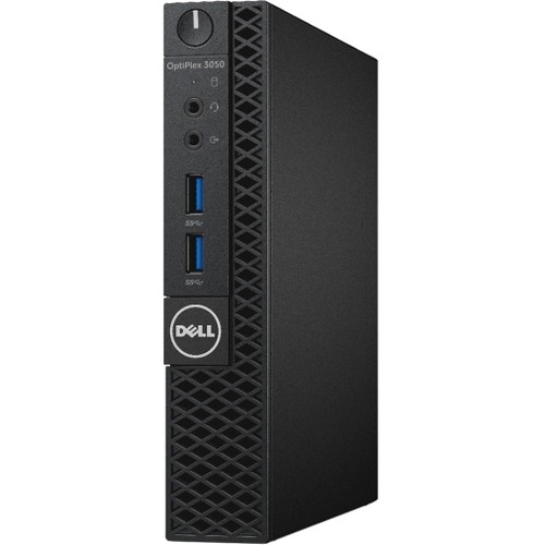 Dell OptiPlex 3050 Desktop Computer - Intel Core i5 (7th Gen) i5-7500T 2.70 GHz - 8 GB DDR4 SDRAM - 256 GB SSD - Windows 10 Pro 64-bit (English/French/Spanish) - Micro PC