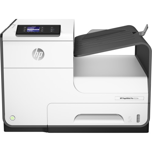 HP PageWide Pro 452dw - Printer - color - Duplex - page wide array - A4/Legal - 1200 x 1200 dpi - up to 55 ppm (mono) / up to 55 ppm (color) - capacity: 500 sheets - USB 2.0, LAN, Wi-Fi(n), USB 2.0 host