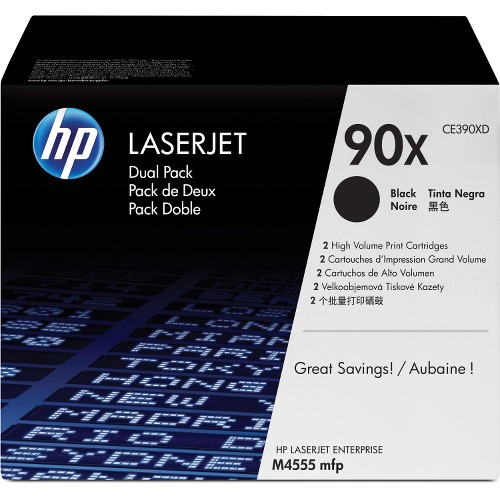 90X BLACK DUAL PK LASERJET