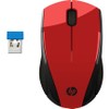 HP X3000 Wirlss Mous Emp Red