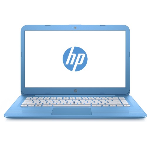 HP Stream 14-ax000 14-ax040nr 14" LCD Notebook - Intel Celeron N3060 Dual-core (2 Core) 1.60 GHz - 4 GB DDR3L SDRAM - 64 GB Flash Memory - Windows 10 Home 64-bit - 1366 x 768 - BrightView - Aqua Blue