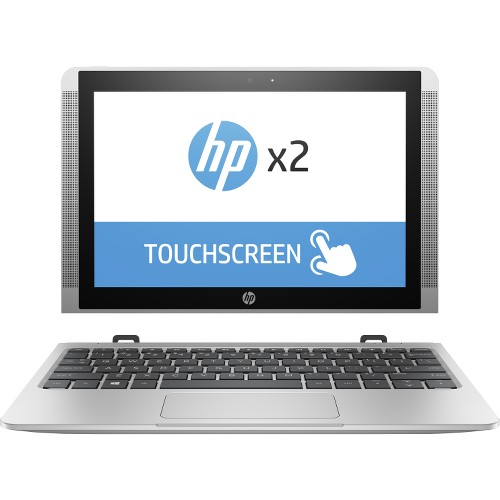 HP x2 10-p000 10-p010nr 10.1" Touchscreen 2 in 1 Notebook - Intel Atom x5 x5-Z8350 Quad-core (4 Core) 1.44 GHz - 2 GB - 32 GB Flash Memory - Windows 10 Home - 1280 x 800 - BrightView - Hybrid - Silver