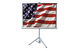 Tripod Screen Black Casting with Keystone Eliminator 80'' x 60'' 
