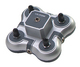 1114AVPS 4-Position Mini Stereo Jackboxes (Silver) 
