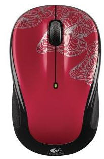 M325 Wireless Mouse with Designed-For-Web Scrolling (Red)