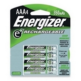 Rechargeable NiMH Batteries AAA 4 Pk