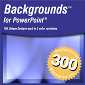 JMDesigns: 300 Backgrounds for PowerPoint - Volume 1 (Win) (Electronic Software Delivery)