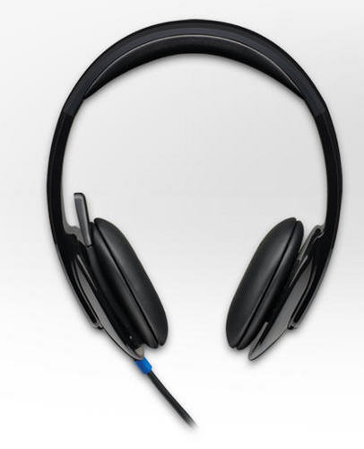 Logitech H540 USB Headset - Stereo - USB - Wired - Over-the-head - Binaural - Semi-open - Black