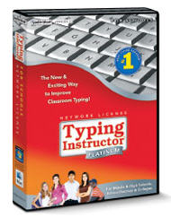 Typing Instructor Platinum 21 Network 40-User License Perpetual Windows
