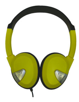 Lightweight On-Ear Headphones (Yellow)