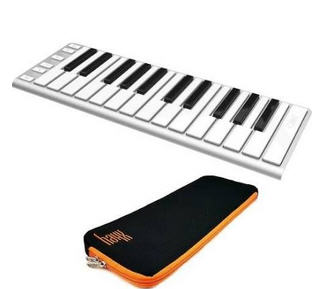 CME Xkey 25-key Mobile Keyboard Controller with Supernova Xkey Protection Carrying Case