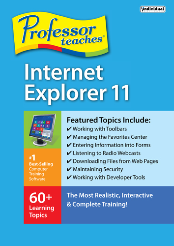 Professor Teaches Internet Explorer 11 (Electronic Software Delivery)