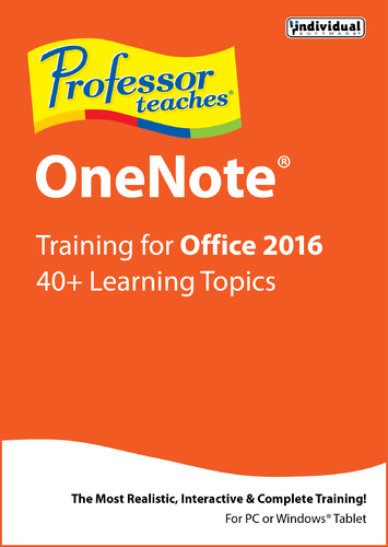 Professor Teaches OneNote for Office 2016 (Home Edition) (Electronic Software Delivery)