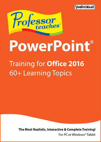 Professor Teaches PowerPoint for Office 2016 (Home Edition) (Electronic Software Delivery)