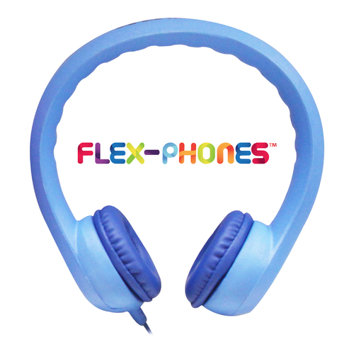 Flex-Phones, Foam Headphones, Blue