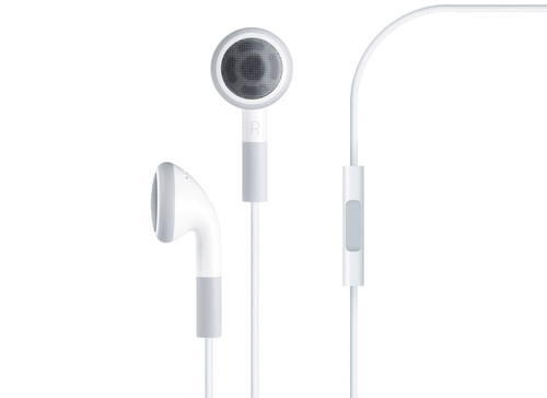 HamiltonBuhl iCompatible Ear Buds with In-Line Play/Pause Button - White
