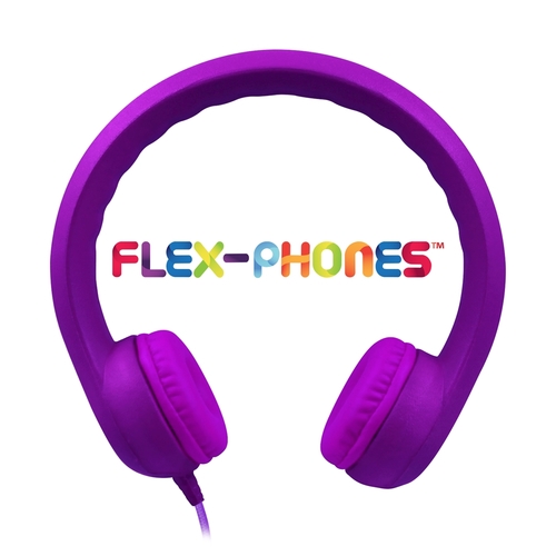 Flex-Phones, Foam Headphones, Purple
