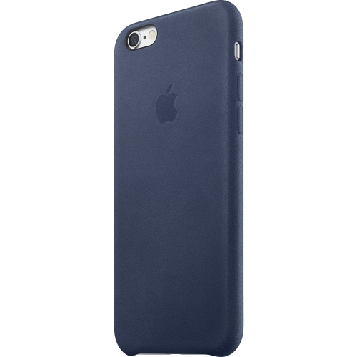 Apple iPhone 6s Leather Case - Midnight Blue - iPhone 6, iPhone 6S - Midnight Blue - Leather, MicroFiber